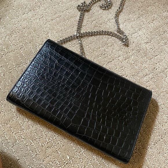 YSL Wallet on chain black snake print (AUTHENTIC) - Picture 3 of 4